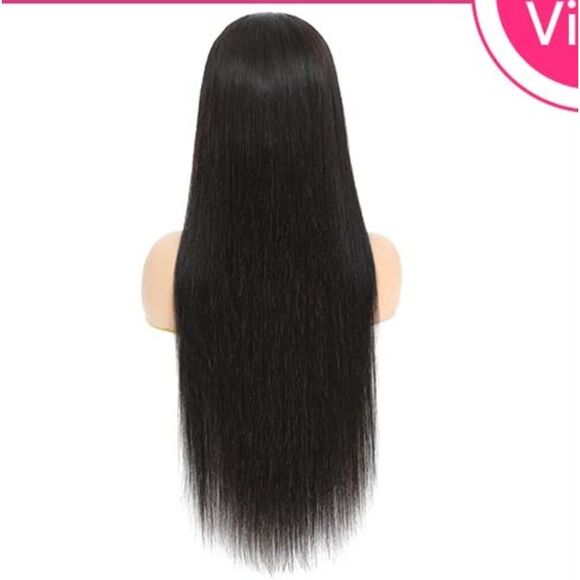 Straight 13x4 Transparent HD Lace Front Wigs Human Hair Pre Plucked 180% - Picture 1 of 5